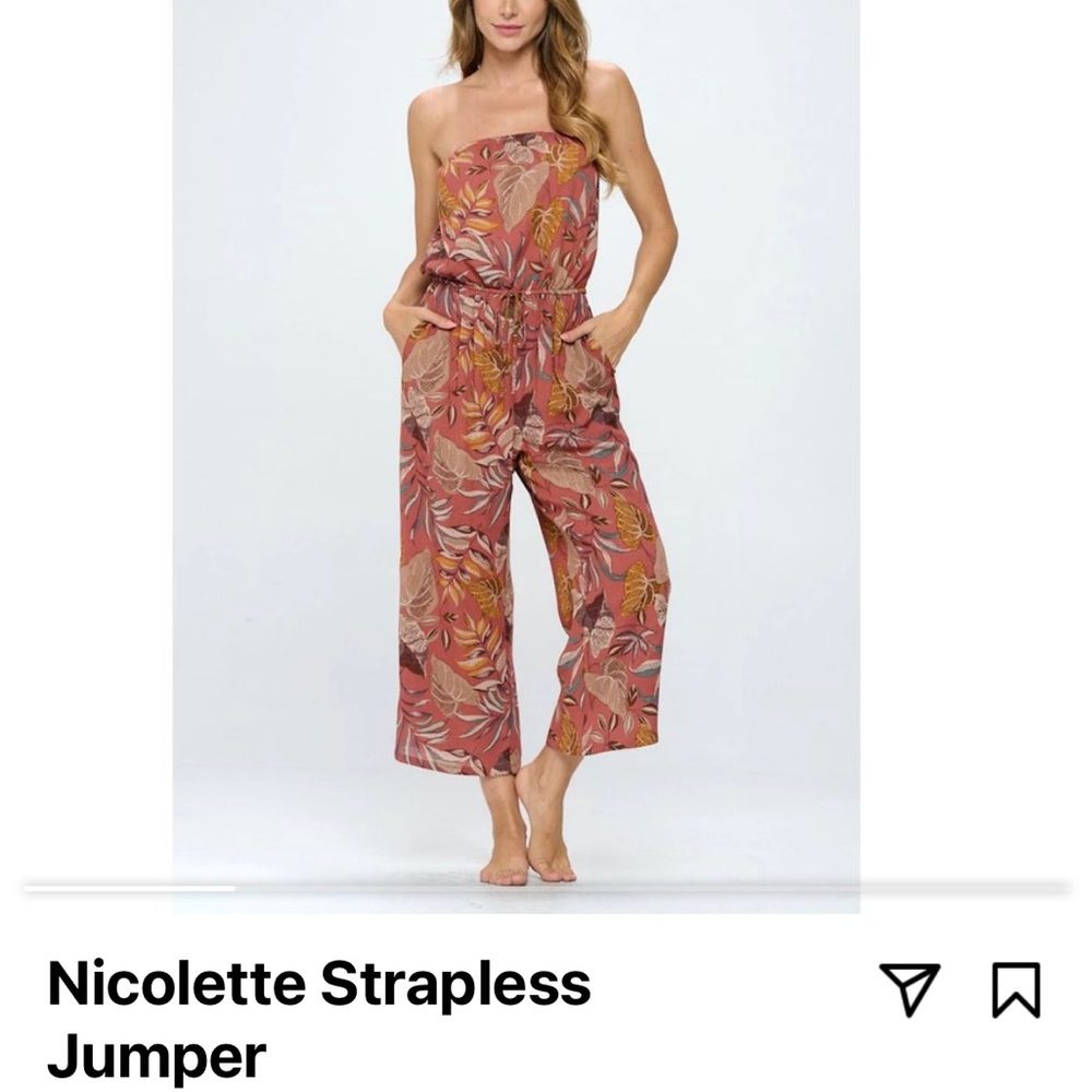 Nicolette strapless jumper, size medium